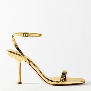 Zara Gold heels